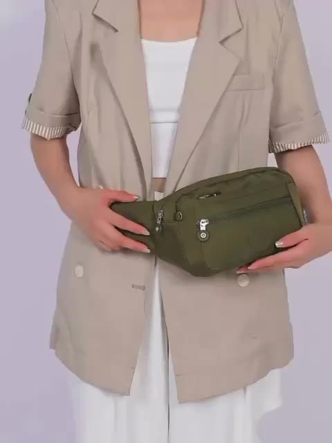 Waistbag Mixelo urban tas pinggang pria dan wanita bahan nylon waterproof 89049