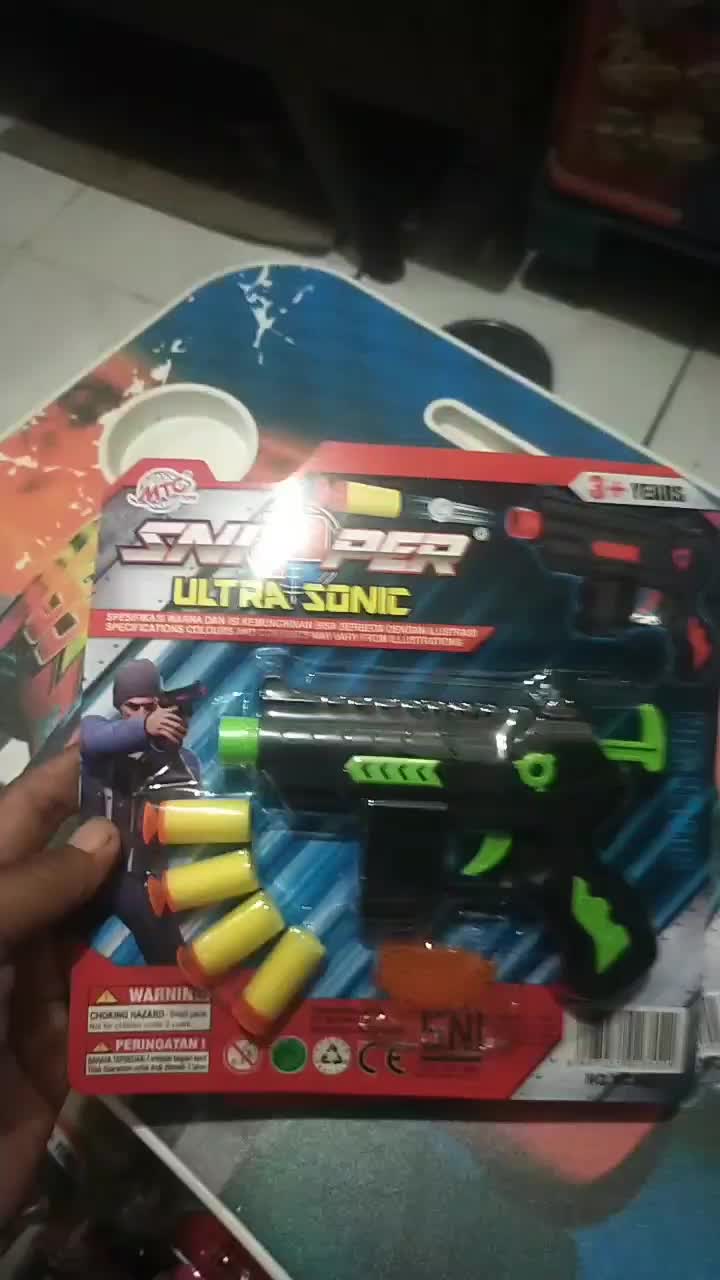 Mainan Tembakan Untuk Anak Sniper Ultrasonic Peluru Busa Aman Dimainkan Dengan Label Sni (1Pcs)