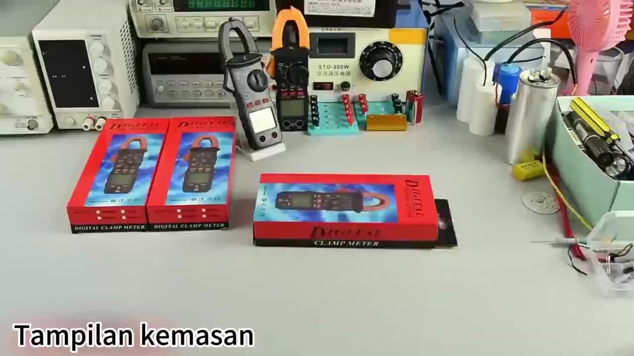 ST180 plus Digital Clamp Meter tang ampere multitester digital Kabel Tester Ukur Arus Tegangan Listrik AC DC