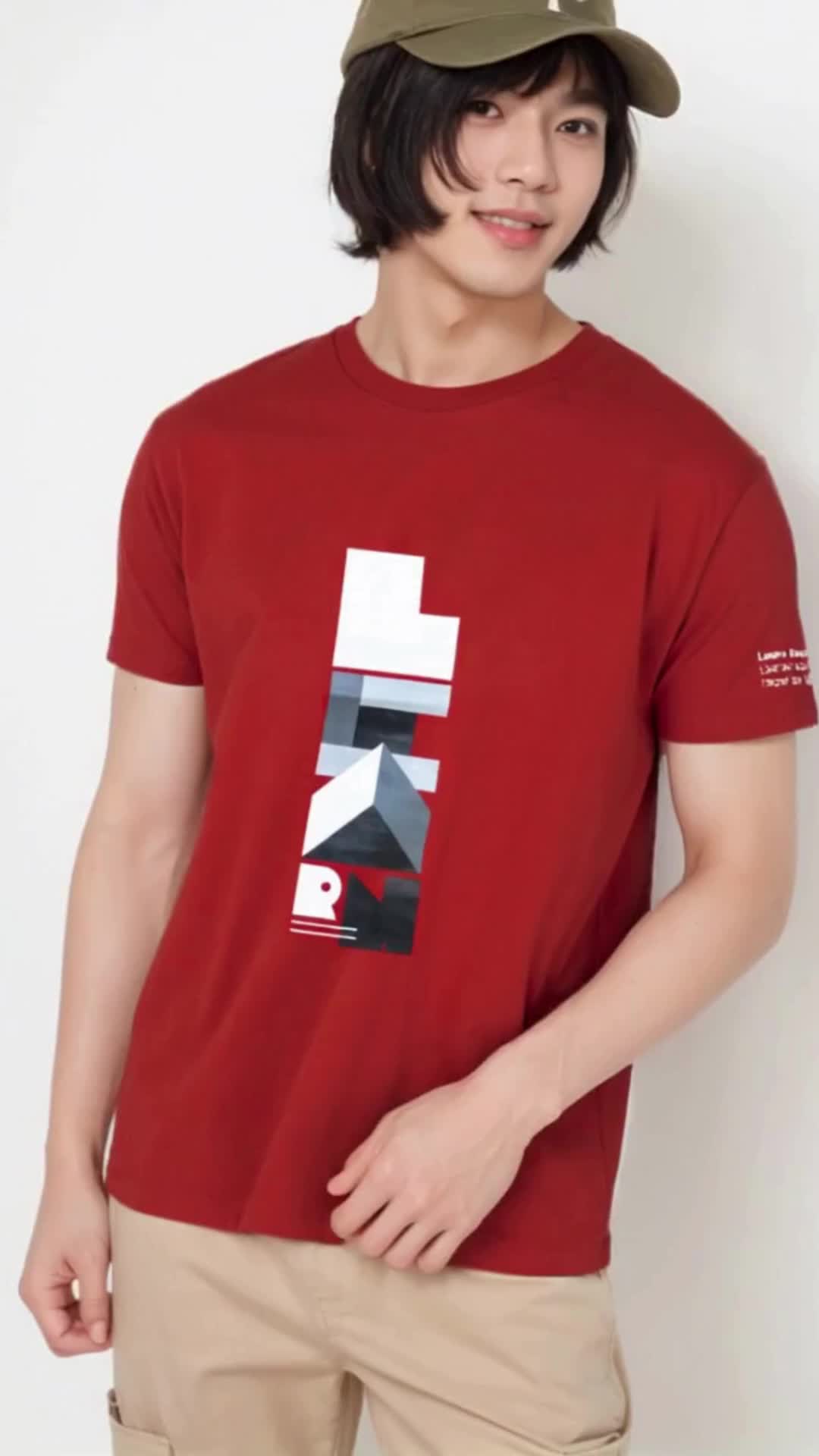 KAOS ROHANI HANDESIGN MERAH / CODE: LFY1