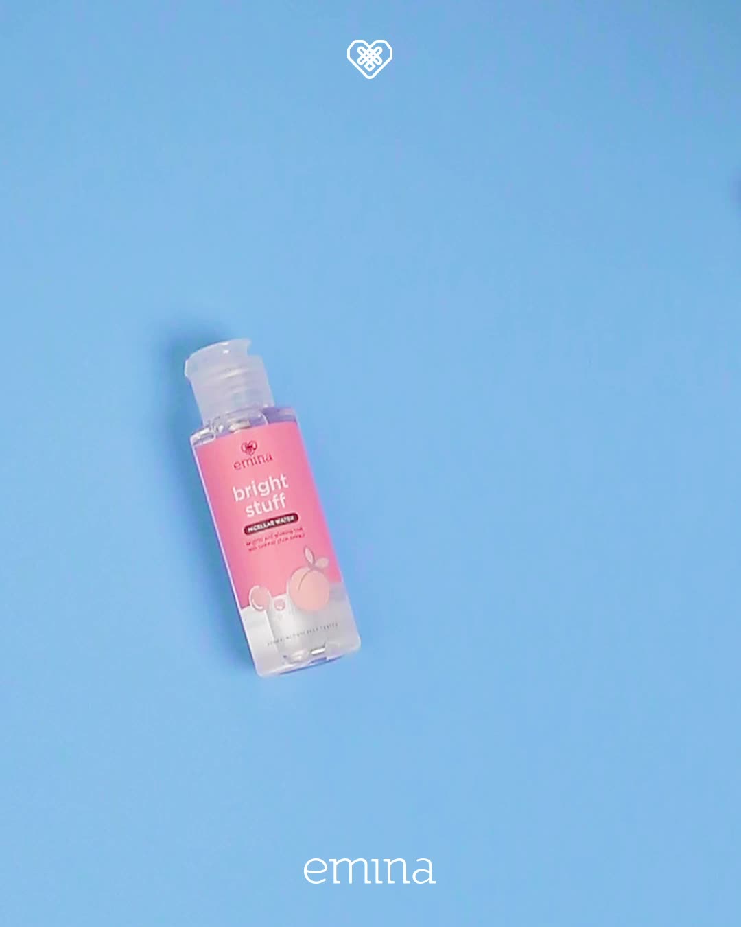 Emina Bright Stuff Micellar Water - Pembersih Wajah Cerah Glowing 50ml