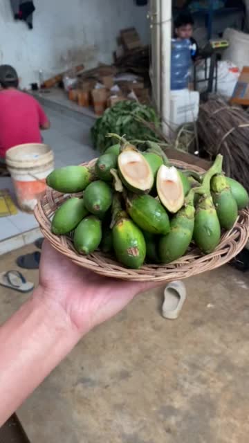 10 Butir Buah Pinang Muda Segar Paket Hemat Murah