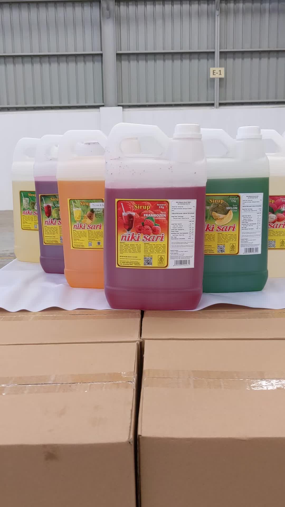 Sirup Nikisari Jerigen 6 kg Manis Rasa Buah Isi Lebih Banyak