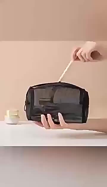 Pouch Jaring Pouch Kosmetik Tas Jaring Make Up Tempat Alat Tulis