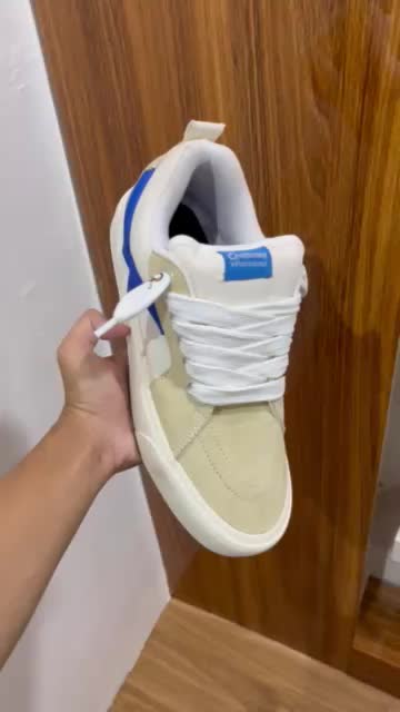 QUIFERSTEP - Sepatu Gendut Quiferstep Overmate White Blue Kasual Sneakers Gemuk Shoes Casual Putih Biru Pria Wanita