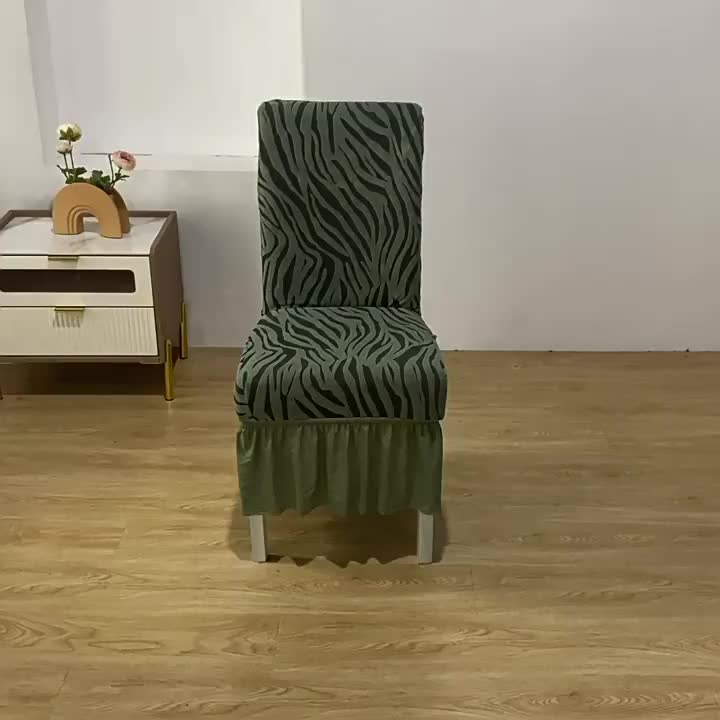 Luxury Chair Cover / Penutup Alas Sarung Kursi Elastis Scretch Tebal Mewah Renda Abstract