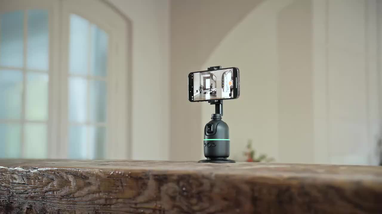 (FREE GIFT) GROTIC Auto Face Tracking Gimbal Handphone Stabilizer 360° With Gesture Control P03