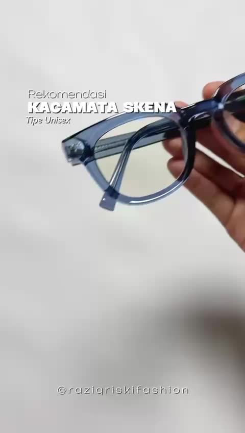 RAZIQ RISKI FASION Kacamata Frame Tebal Kokoh Elegan Antiradiasi Blueray Photocromic Bluecromic Free Minus Cylinder Pria Wanita Fashion Glasses Eyewear Lensa Kualitas Terbaik