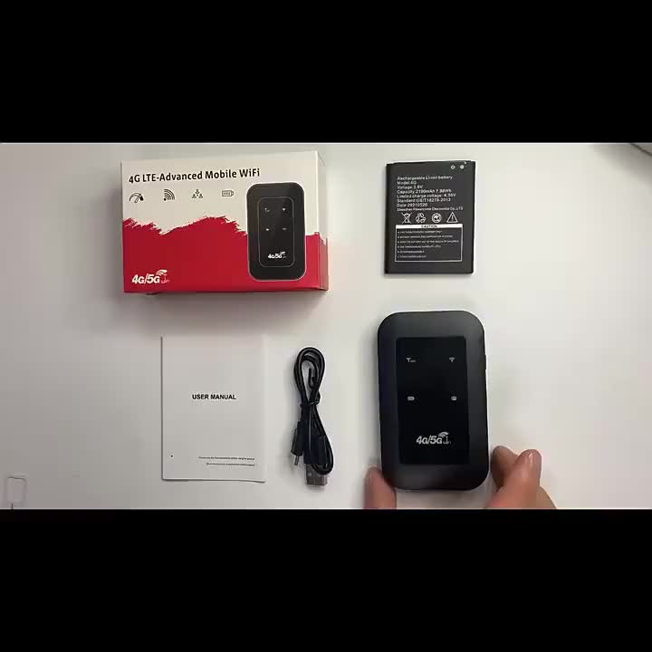 Speng Router Nirkabel WiFi 4G / 5G LTE Mini Modem 150Mbps Mobile Broadband WiFi 2100mAh Umur Sangat Panjang 10-20m Jangkauan