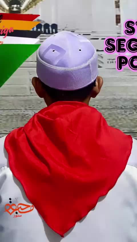 Slayer Anak dan Dewasa Bandana Segitiga Polos Syal Manasik Haji / ospek / pramuka