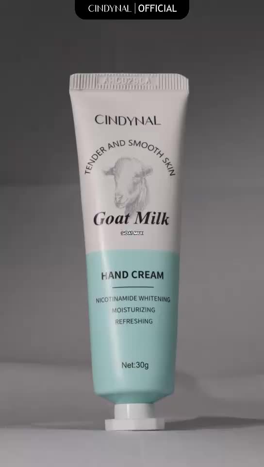 Paket isi 3 30ml Cindynal Goat Milk Hand Cream /Niacinamide Whitening Krim Pemutih Tangan Kaki Kering Kasar Pecah
