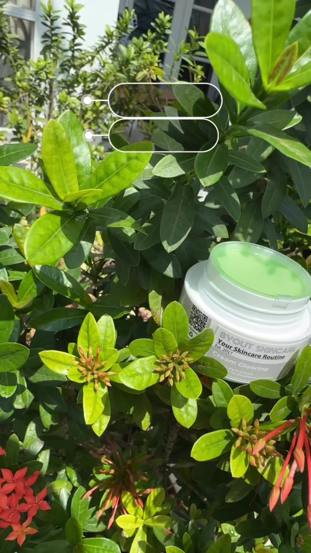 CREAM GLOWING white blue malam wajah glow face whitening ori bpom krim