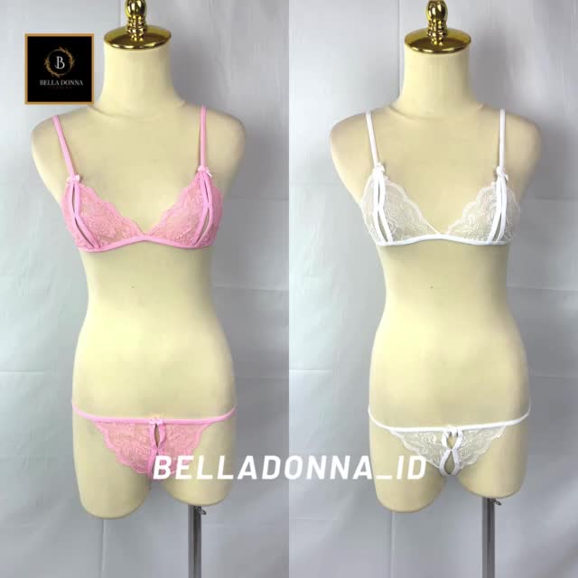 Lingerie Sexy Pakaian Dalam Lingerie BRACD-01 Wanita Dewasa Sexy anggun termurah set pakaian dalam Set Bra dan G-String Transparant Pita Bunga