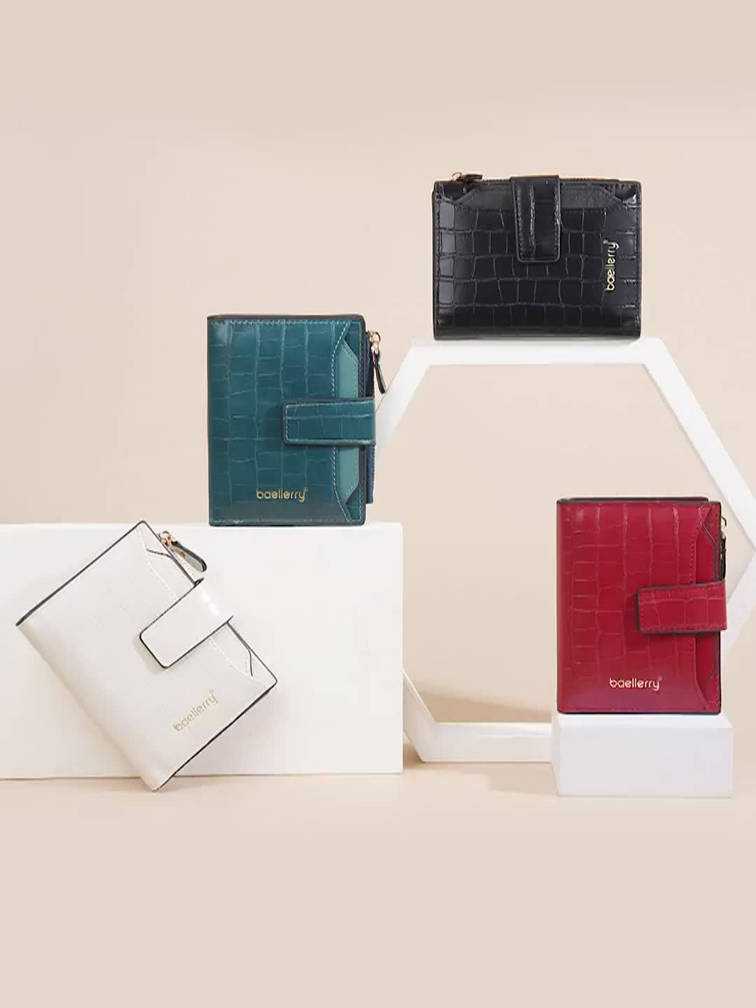 Dompet Pendek Wanita Kulit PU BAELLERRY N5120