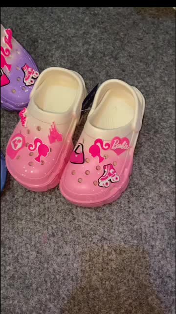 Sandal  Baim Anak Perempuan Trendy Zibbit Barbie Lucu Sendal Barbie Kekinian Sendal Anak Cewe Terbaru