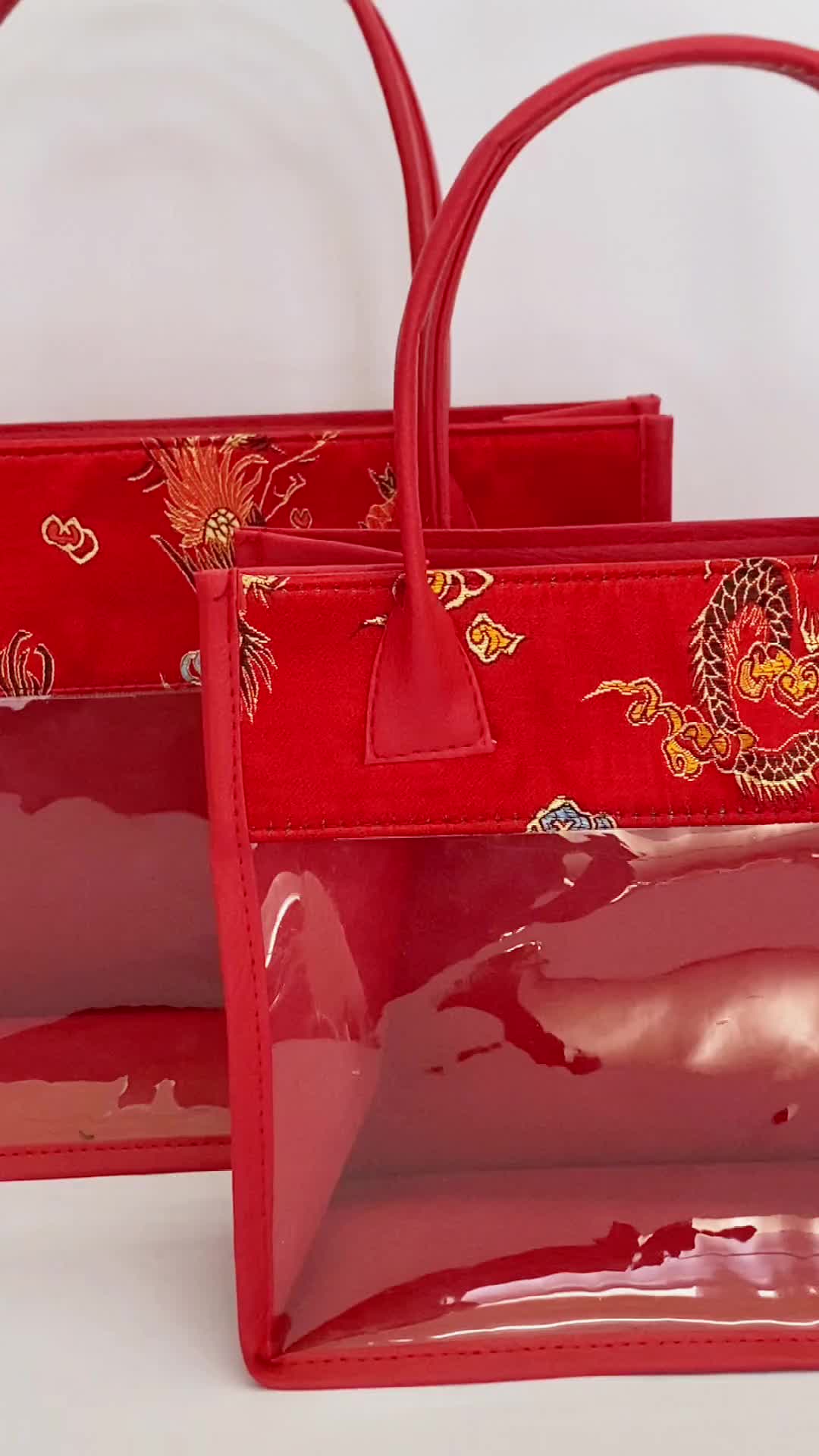 INDOPARCEL - Tas Hampers Mika Cheongsam Tas Hadiah Tahun Baru Imlek