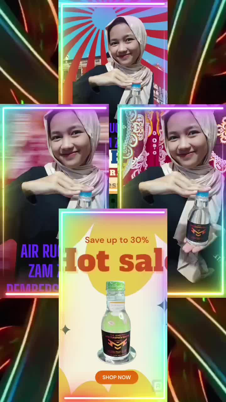 AIR RUQIYAH METAPHYSICS, BUKA AURA DAN PEMBERSIH GANGGUAN MEDIS NON MEDIS , ZAM -ZAM ASLI Water Herbal Botol