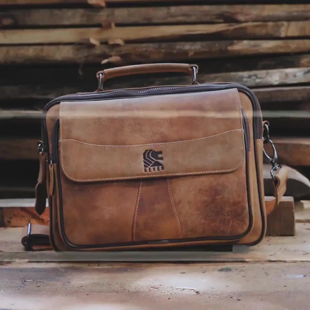 Tas Selempang Besar Pria Bahan Kulit Sapi Premium & Exclusive Original