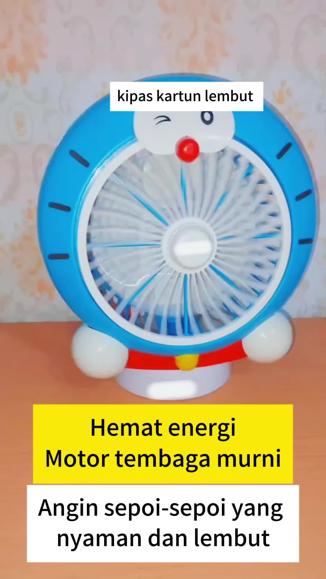 Mieia Kipas angin karakter Kipas angin meja listrik Table FAN Kipas Karakter Lucu