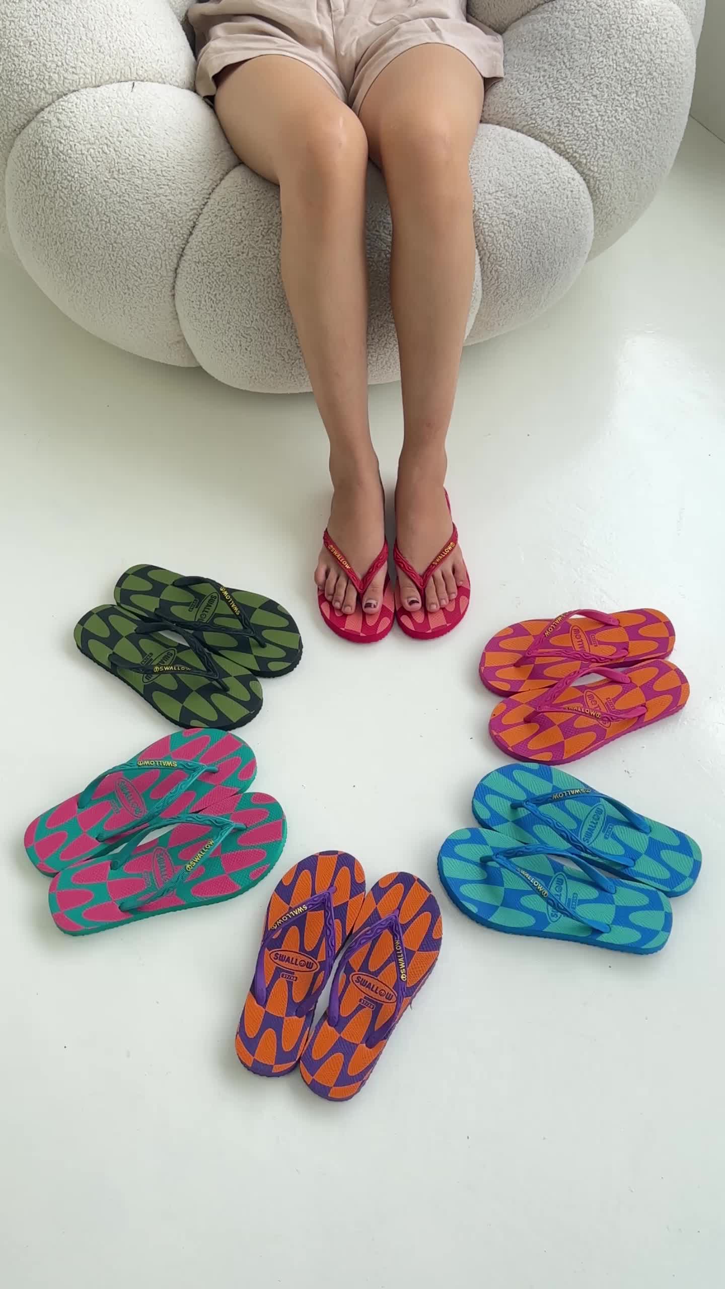 Swallow Sandal Jepit Ruby - Sendal Karet Dewasa Wanita Anti Selip