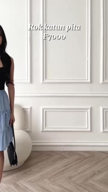 rok / bawahan pita wanita LP66-96 bahan katun poplin dalam ada furing f7000