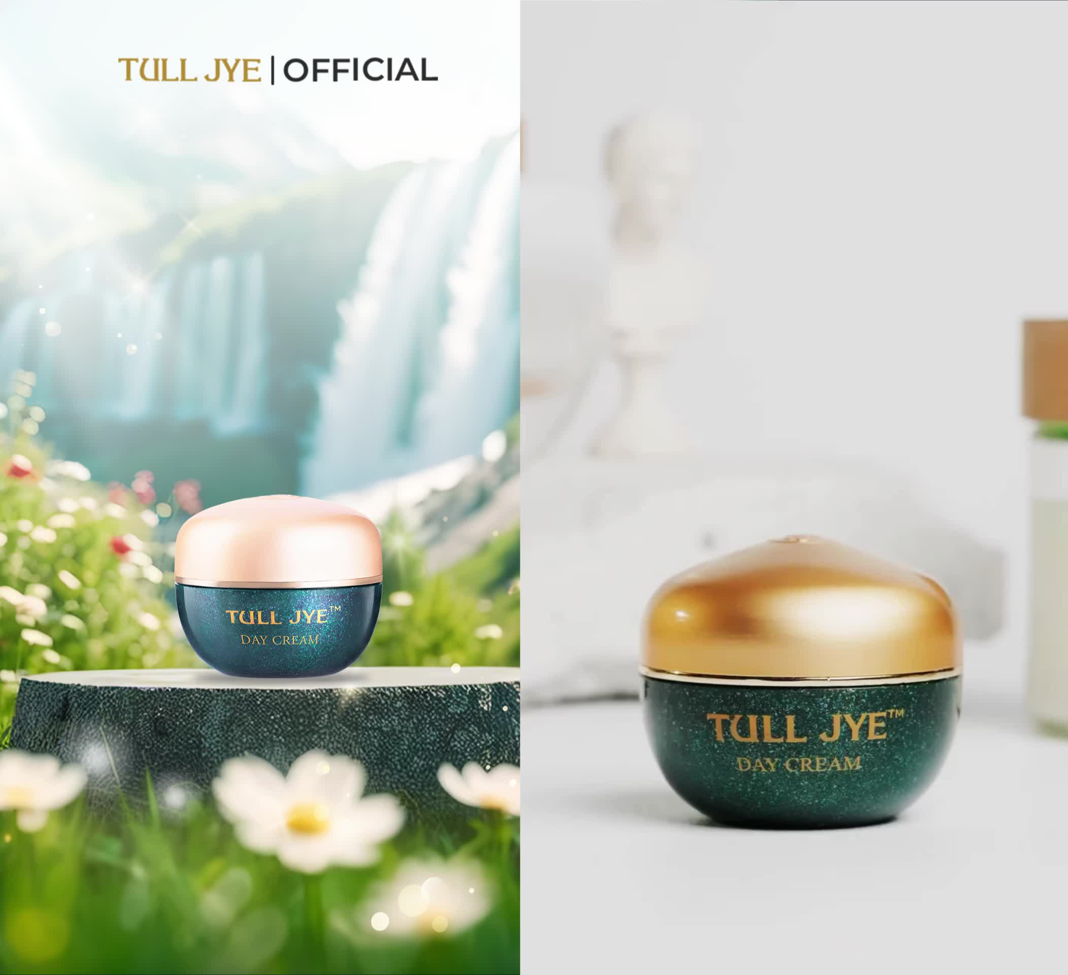 Tull Jye Day Cream Hijau (20gr) Pelembab Wajah Kulit Kering Moisturizer