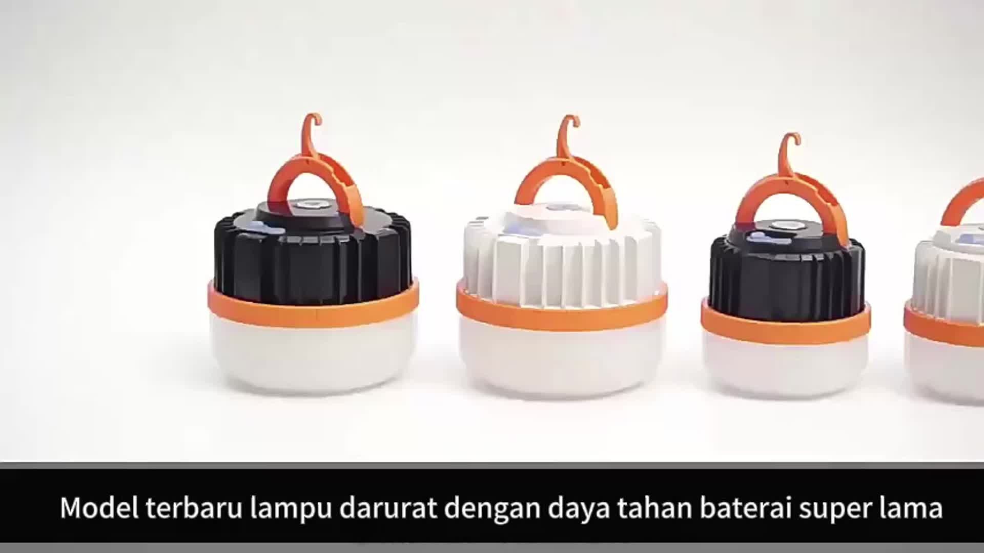 【Garansi 10 tahun】Lampu emergency Lampu Camping Lampu Taman Lampu Tenda Outdoor 600W Magnetik type-c Charger lampu emergency bisa di cas
