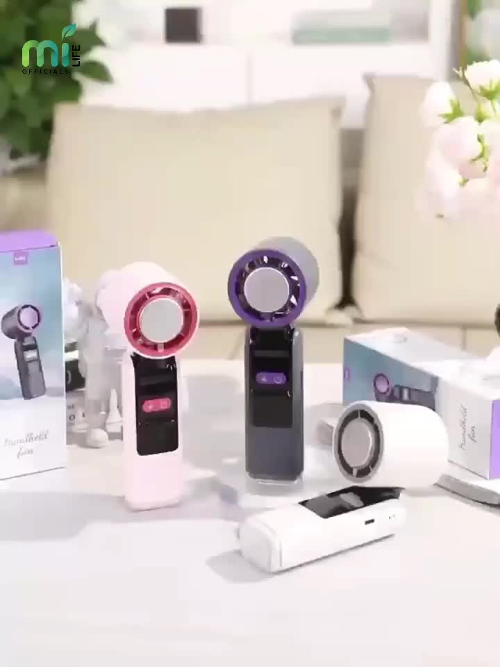 MiLife Turbo High Speed Fan 100 Speed With Semiconductor Cooling Fan Rechargeable Portable Kipas Angin Turbo Mini