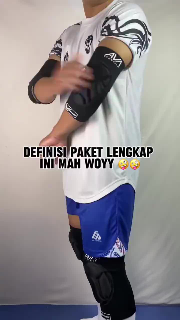 Kneepad Futsal AVA K2 isi Sepasang Deker Pelindung Lutut Bursa Tebal