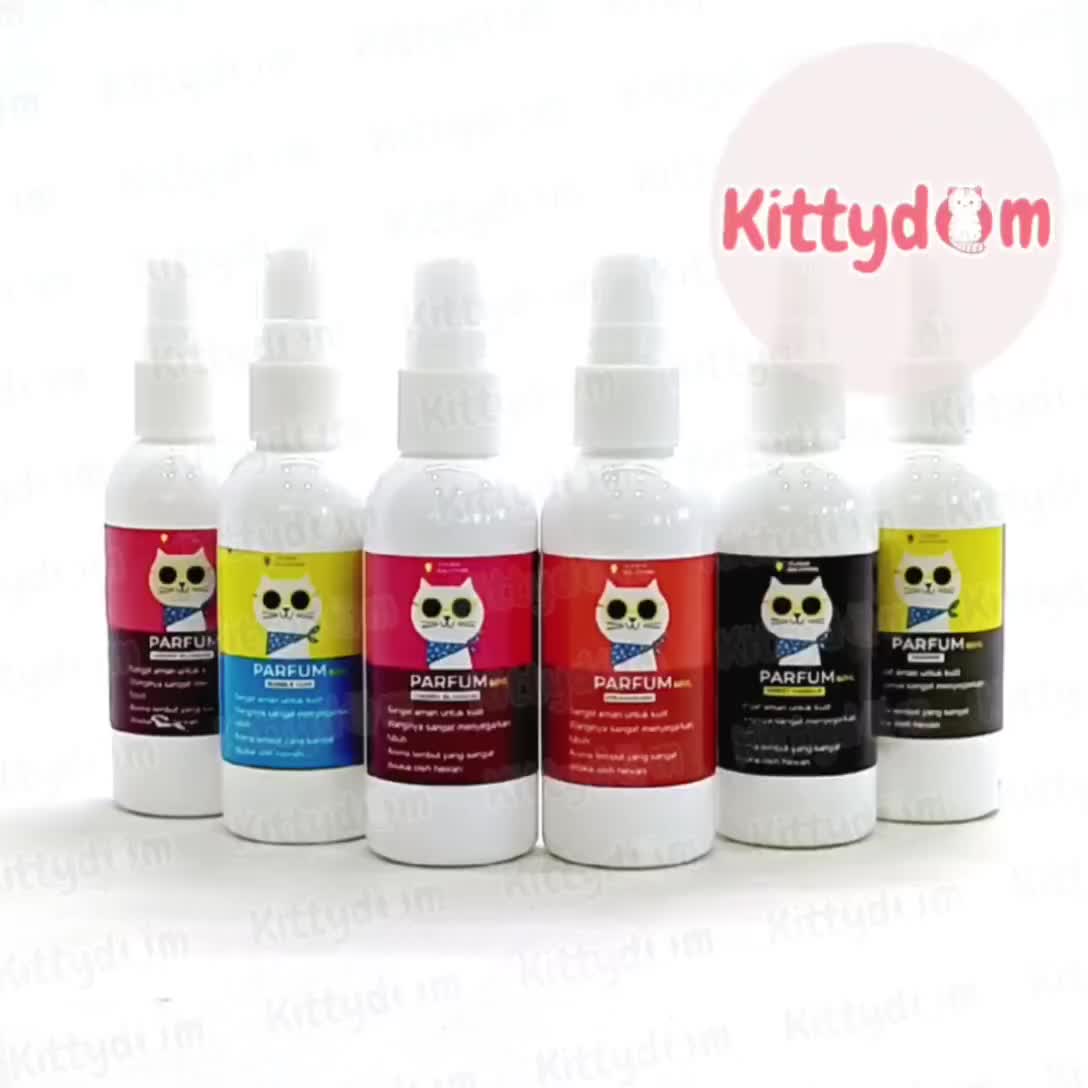 KITTYDOM Minyak Wangi 60 ml Parfum Kucing Kelinci Anjing Sugar Glider