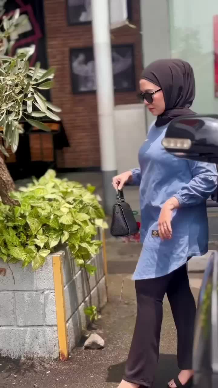 ilystore || Atasan Wanita Semi Tunik FST Authentic Cotton Combad 20s Special Ramadhan - Remaja, Kaos, Baju, Hitam, Panjang, Polos, Combed, Katun, Oversize, Casual