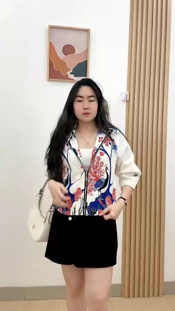 6289 Taeri Batik Katun Top Blouse Atasan Wanita Cheongsam CNY