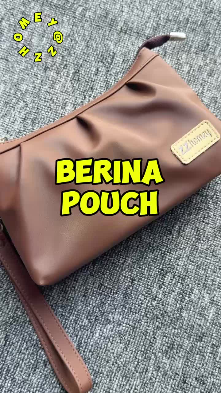 Dompet Wanita ZZHomey Berina Model Terbaru Anti Air Waterproof Make Up Muat Banyak Hp dan Uang pouch tali Cewek
