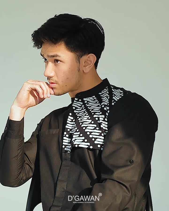 D'GAWAN Outer Batik Pria Khata Kimono Series Baju Motif Panjang Katun Tebal Dewasa Bisa Cod
