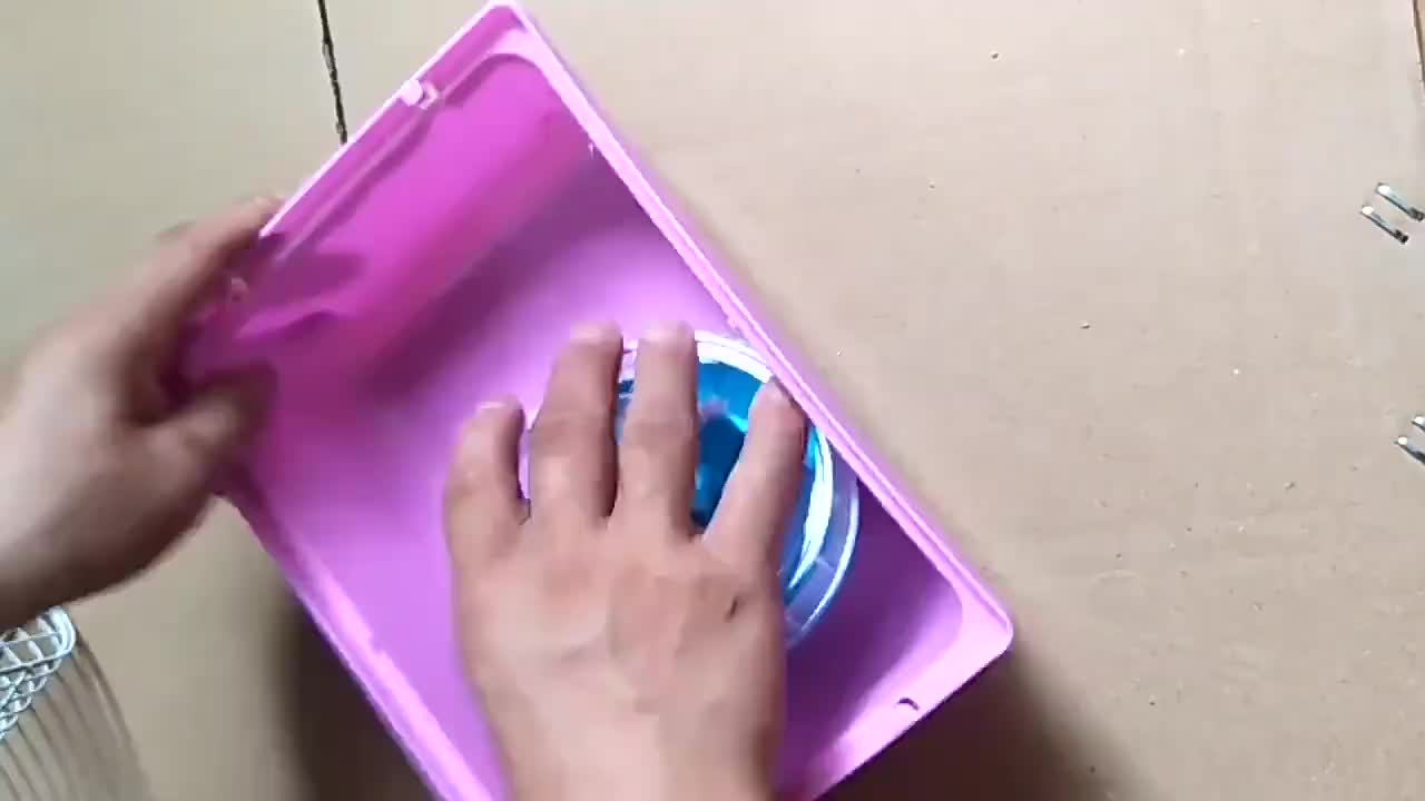 Kotak hamster/kurungan hamster/kurungan kelinci/kurungan hamster dua orang villa 27 * 13 * 30CM
