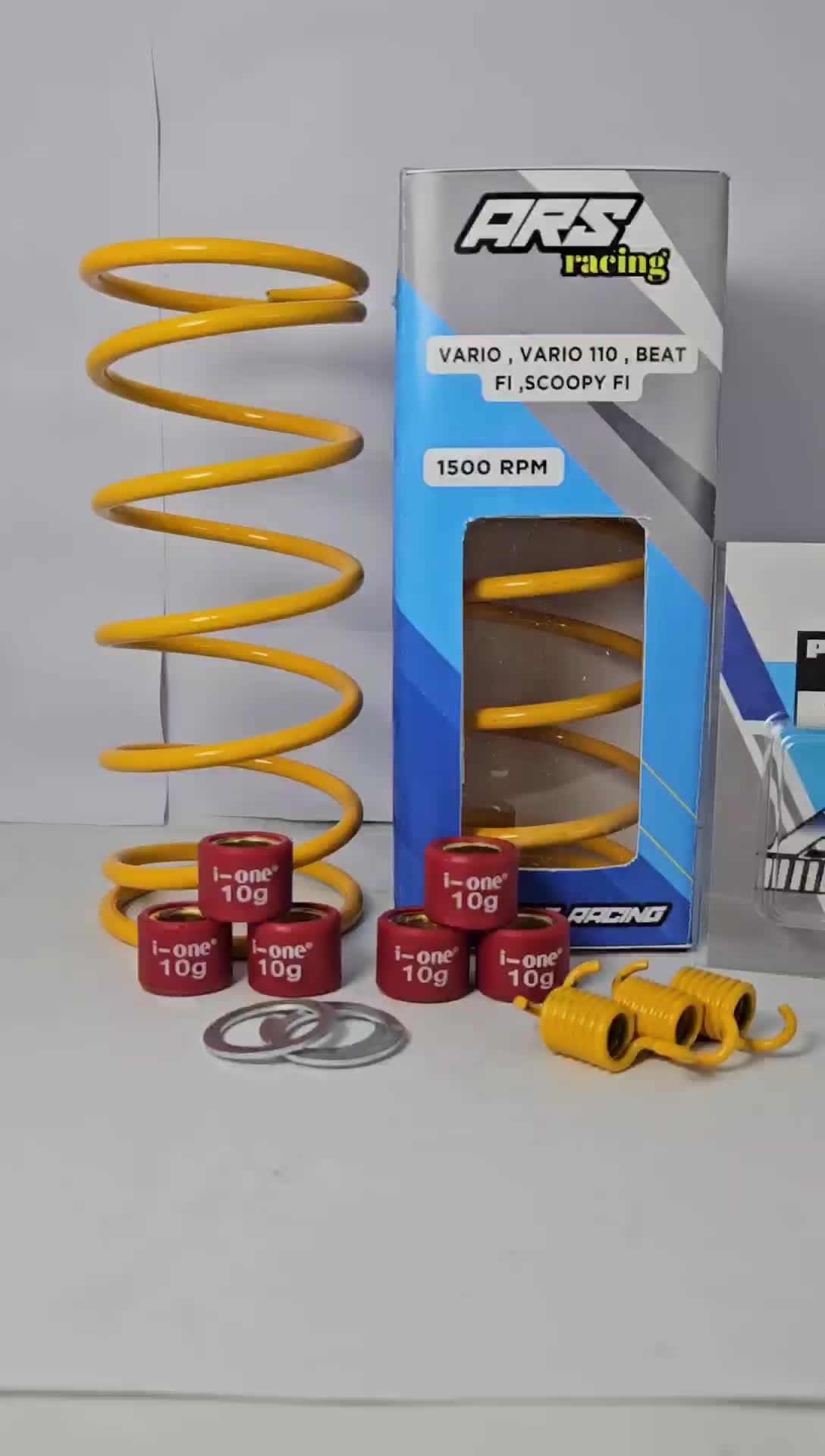 PAKET FULL UPGRADE CVT BEAT FI SCOOPY FI VARIO 110 ESP BEAT ESP SCOOPY ESP 1500 RPM PER CVT RACING ROLLER DAN SENTRI BY ARS RACING Motor Motorcycle