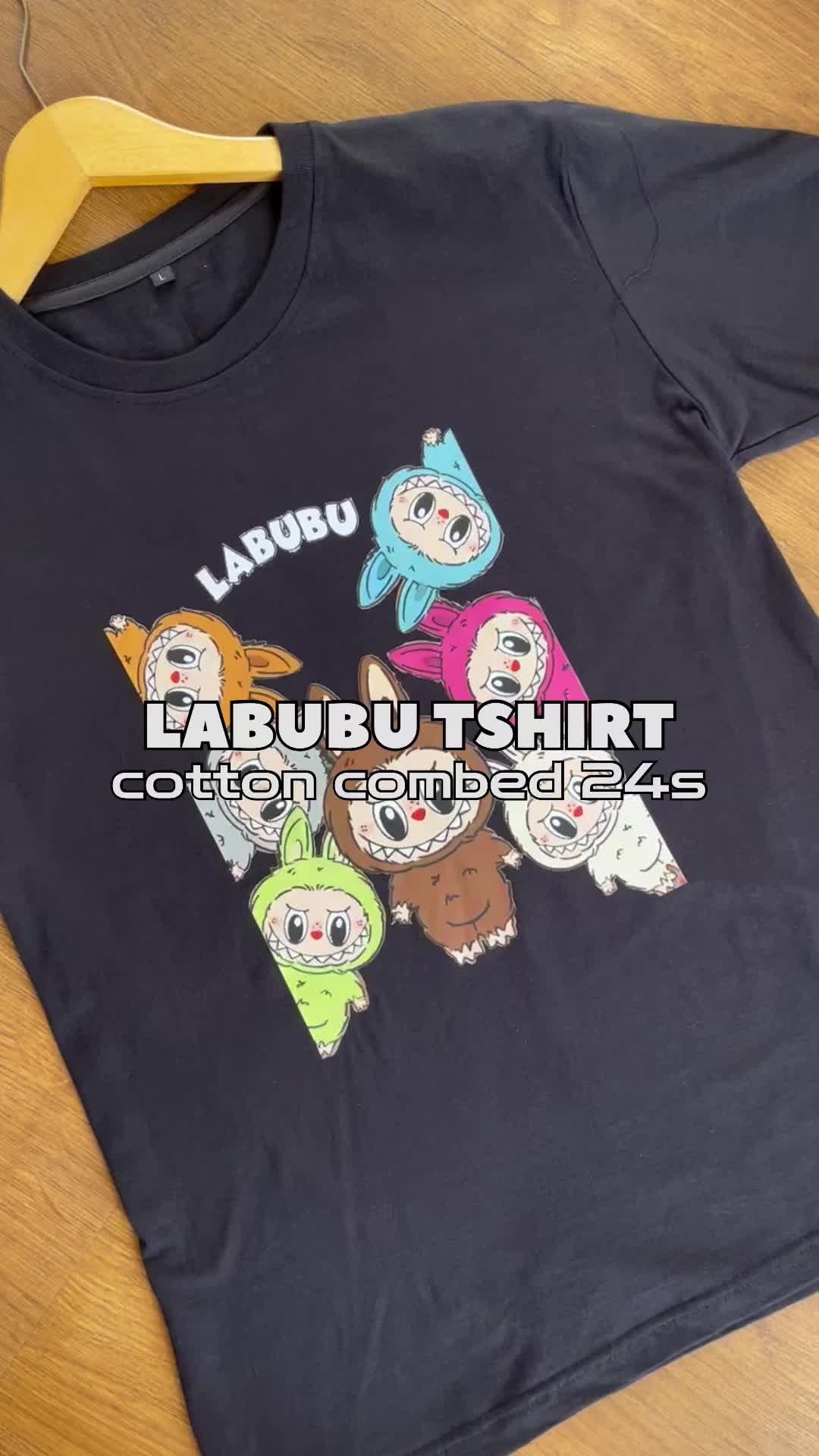 MILINO #MF32 | Kaos LABUBU Premium Quality | Cotton Combed 24S | Kaos Pria Dewasa Lengan Pendek | Kaos Baju Printing Labubu Mokoko Pop Mart | Kaos Oblong Motif | Kaos Baju Sablon Custom | Kaos Baju | Baju T Shirt S M L XL XXL XXXL