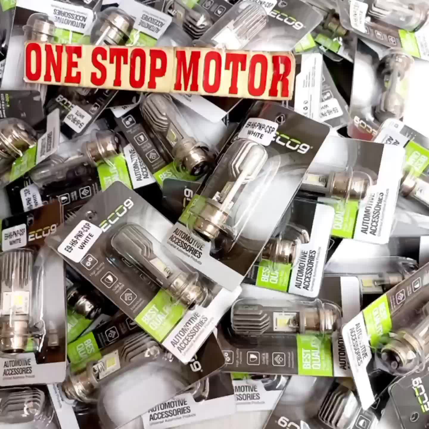 Lampu Depan  LED H6 Putih Model k1 / Kaki 1 Sangat Terang Original Ori Asli Luminos Eco9 PNP