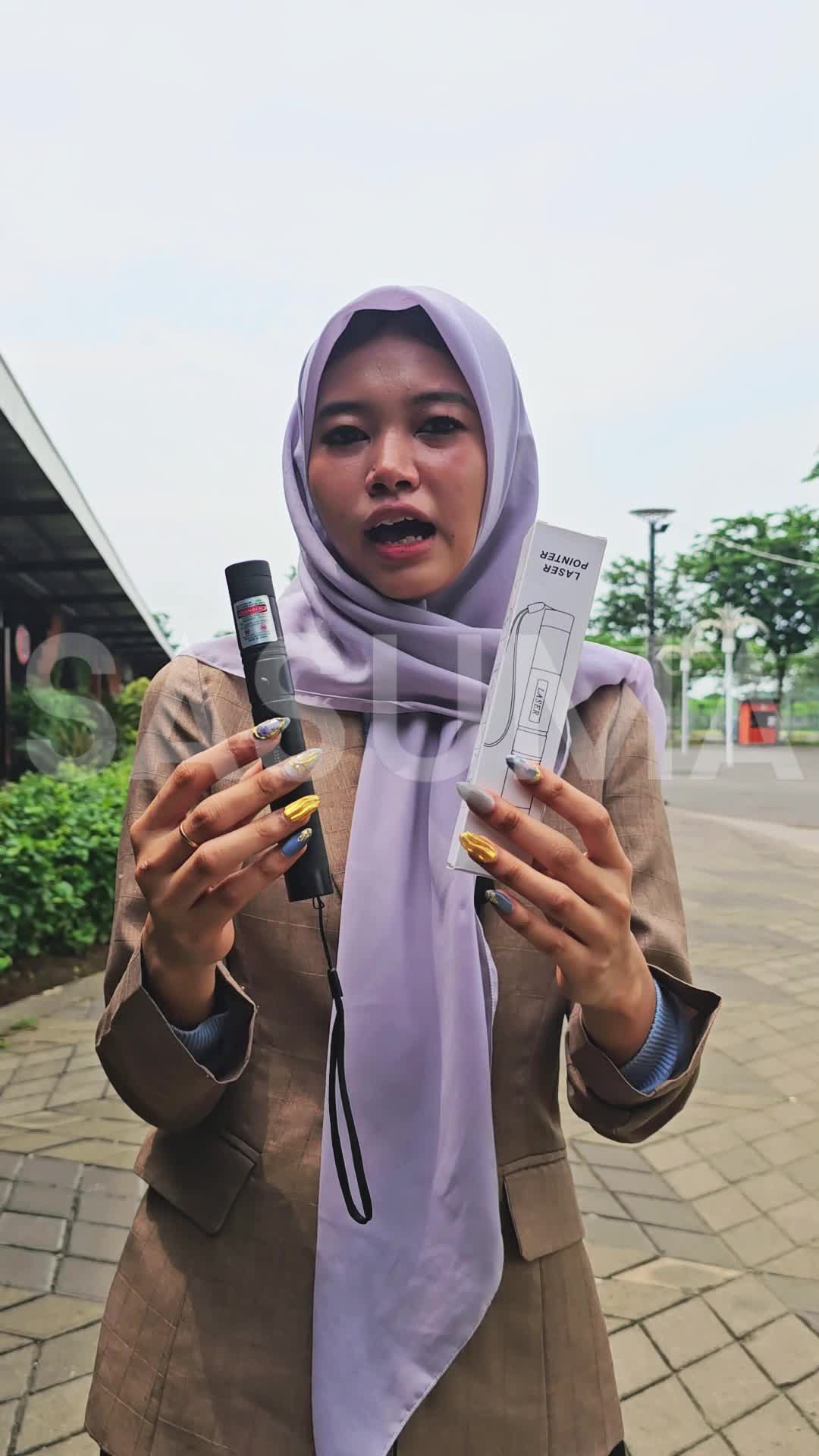 SASUMA Green Laser Pointer / Green laser pointer 303 laser hijau Aluminium Hitam Aluminium Hitam