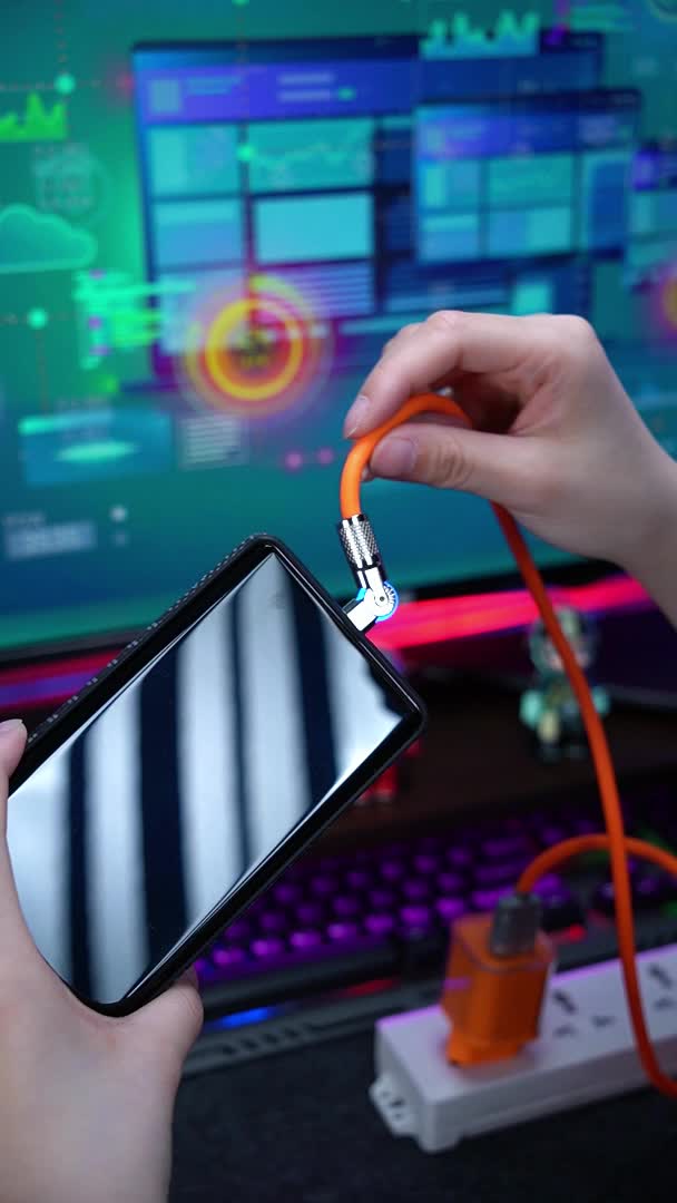 ZHIKE [New Arrival Product - GEN 3]  Kabel Fast Charging Galium Nitrida Adaptor 280W 1,5 meter Cable dengan 240 Kepala 180° Rotasi Type-C Micro USB iOS Silikon Halus Kompatibel dengan Charger Tahan Lama Berdaya Tinggi