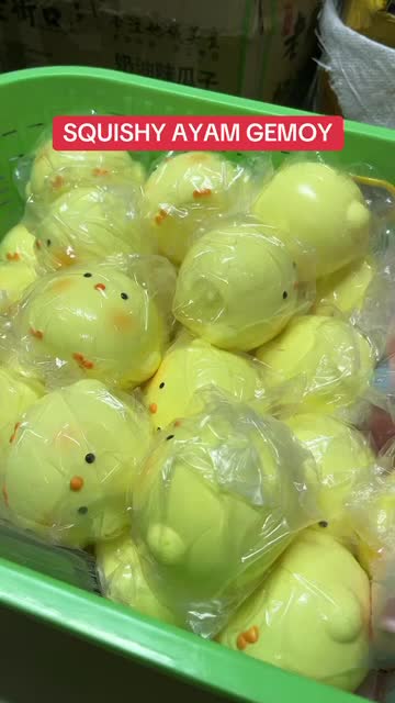 Squishy Ayam Jumbo & Mini Lucu Gemoy Super Soft Slow Rising Kualitas Terbaik Model Terbaru