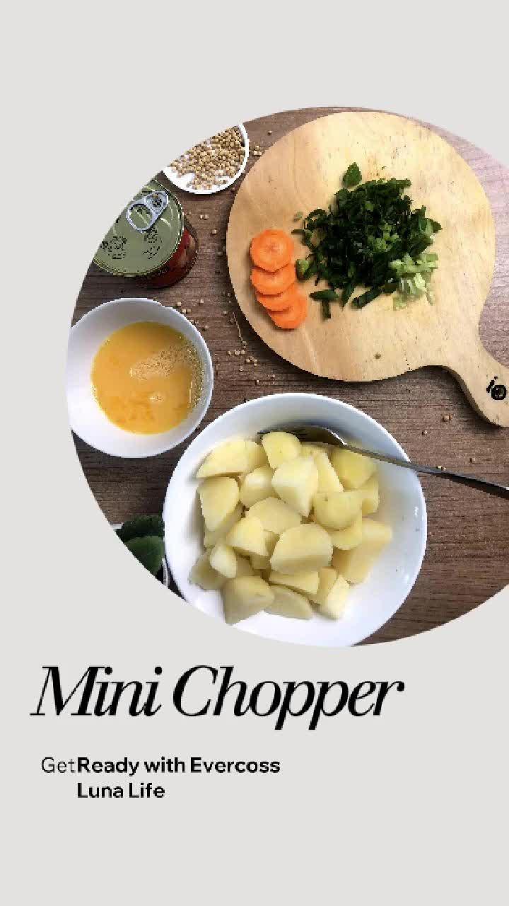 Luna Chopper Mini 750ml SNI Pengahalus Bumbu Daging Chopper Blender Official Warranty 1 Tahun