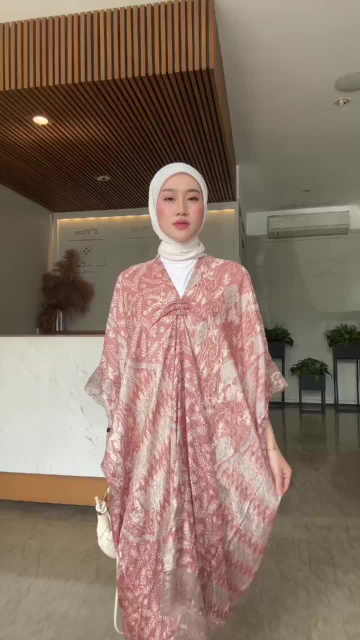 AIRA BATIK_ Luna kaftan tile | Kaftan Lebaran | Kaftan Raya | Kaftan Motif | Outfit lebaran | Kaftan Kekinian