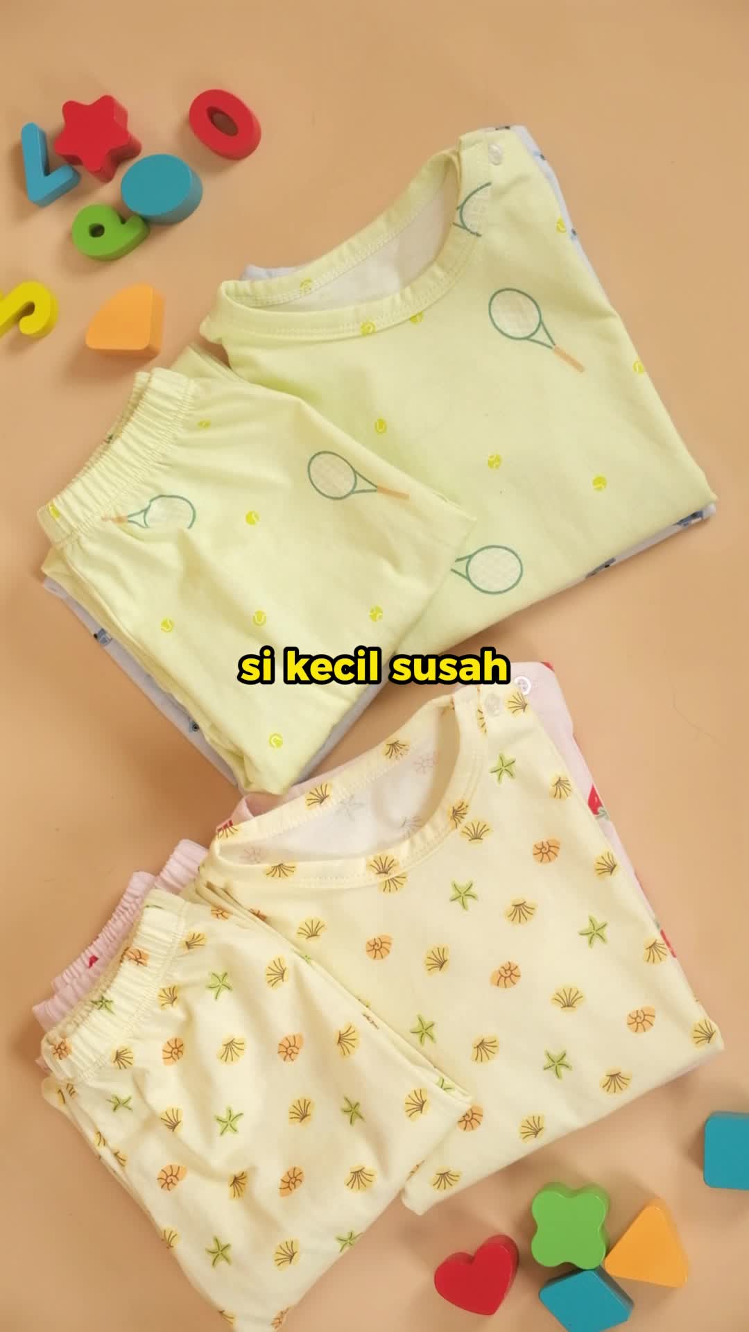 Setelan Piyama Printing Anak Motif Maysara Minimay