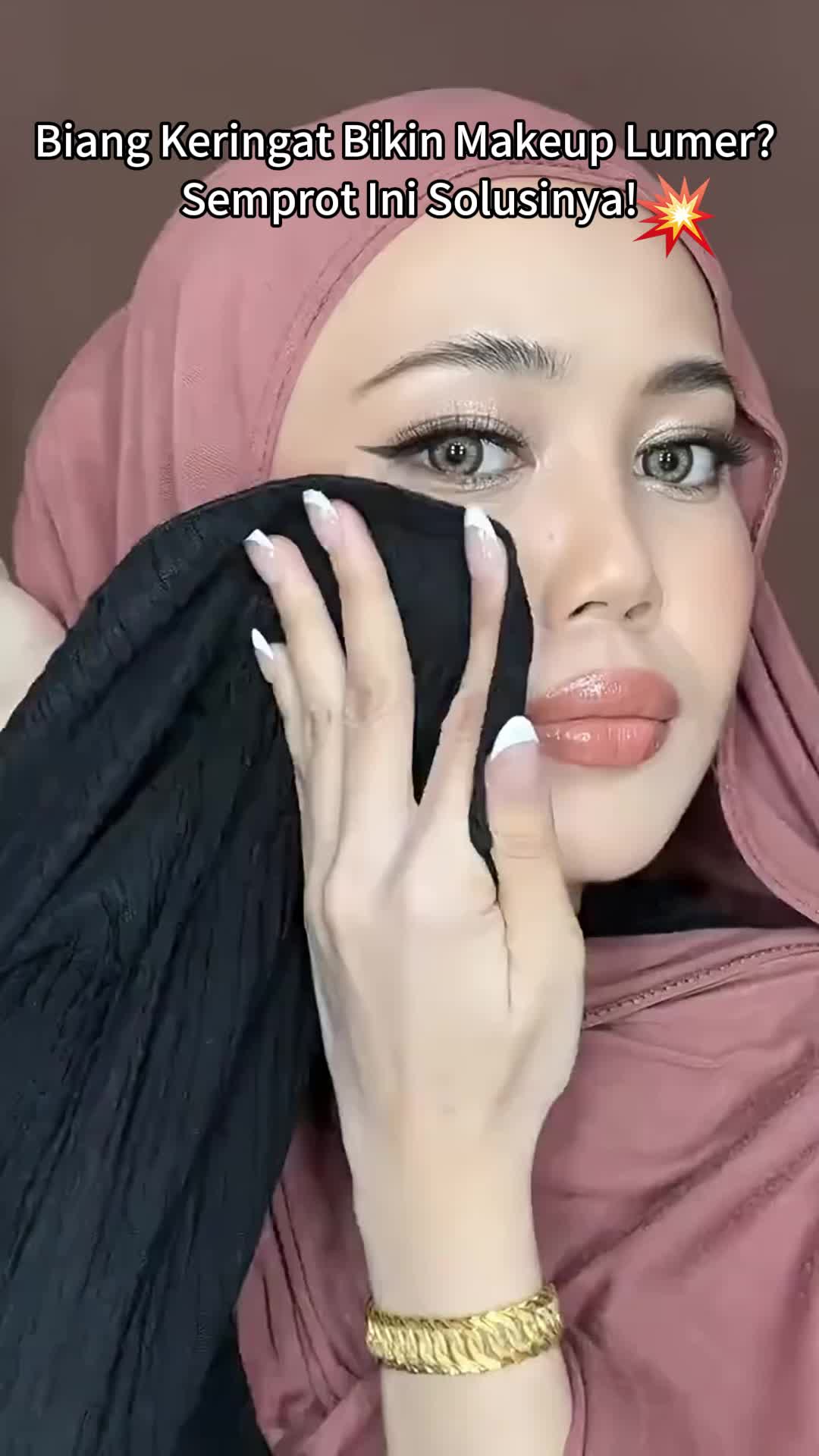 setting spray matte-Pengontrol minyak yang tahan lama, tahan air, anti-keringat, Flawless Lightening，air pelembab-Lasting 24Jam spray wajah make up tahan lama pengunci makeup tahan lama 100ml-setting spary matte finish