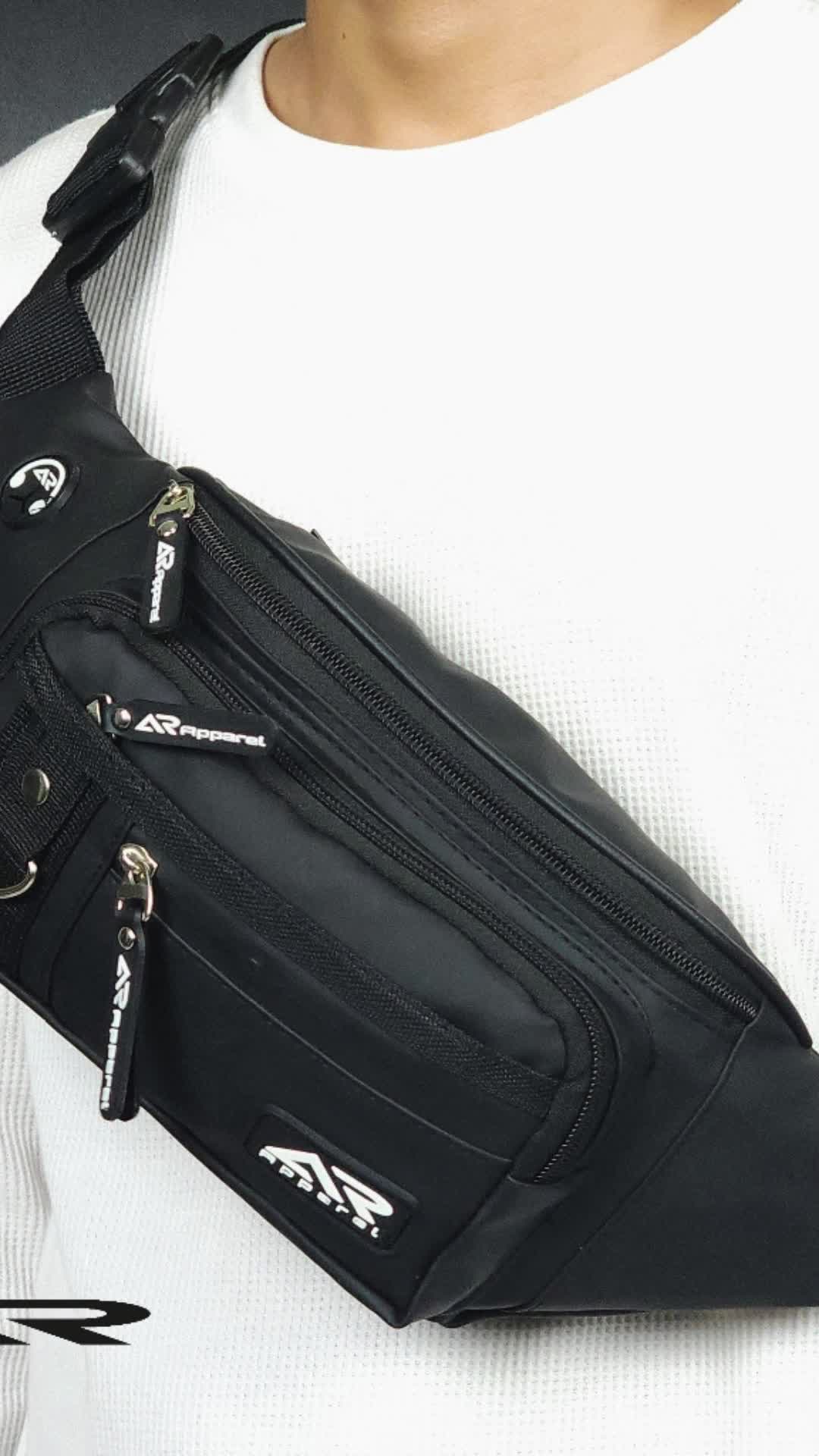 Tas Selempang Pria AR APPAREL COMPACT Stylish Waistbag Slingbag Waterproof Tas Pinggang Cowok