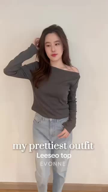 EVONNE LeeSeo Top - Atasan Wanita Long Sleeve - Baju Lengan Panjang Wanita Knit Top Blouse  Soft Knitwear Lembut Tangan bajuk ekin E-308