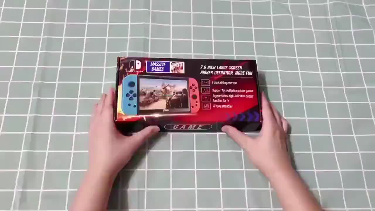 MFRCK.ID PSP X80 Gameboy Handheld Game Console Player 7.0 Inch 16G Built-in 20000 Games Gratis Untuk Menginstal Game Baru Dengan Memori Standar 16GB Dan Kapasitas Maksimal 128GB - Gamepad