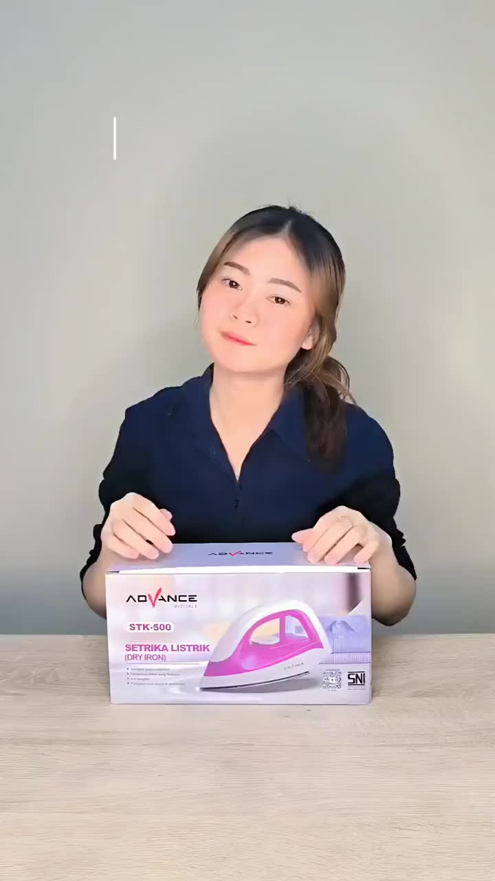 [Free Microfiber] Setrika Listrik ADVANCE STK500 | STK 500 Hemat Listrik 350 Watt Anti Lengket