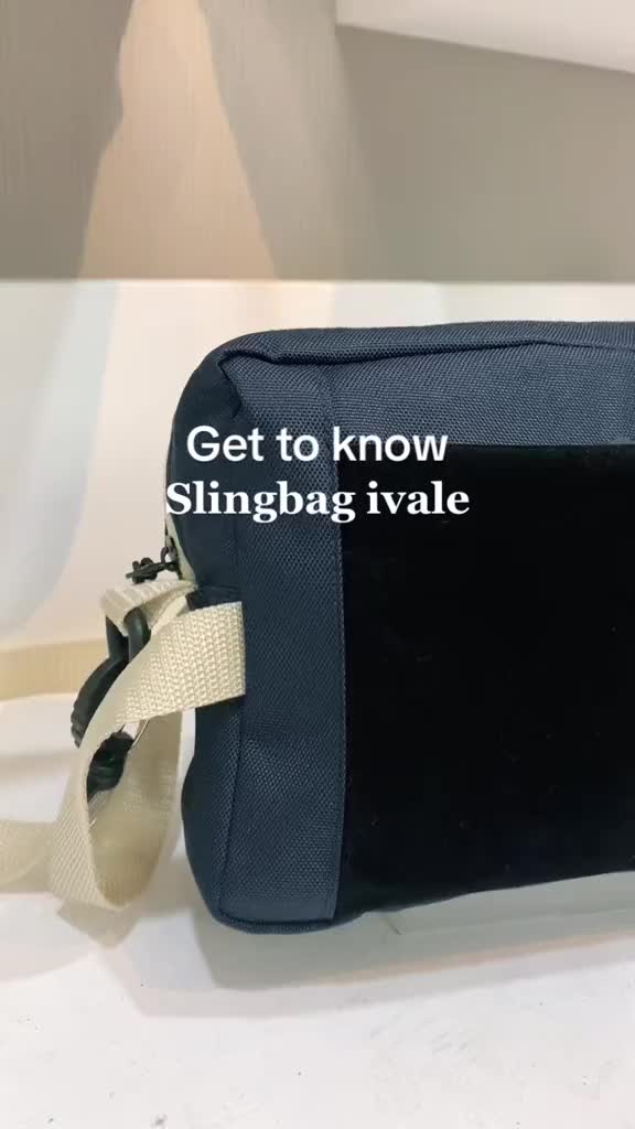PUSHOP Tas Selempang Pria Wanita IVALE - Slingbag Pria Wanita Casual Mini Sling bag Polos Unisex Casual